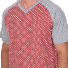 Men's short-sleeved V-neck pajamas JJBCH5300