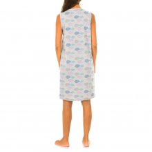Women's V-neck strap nightgown KL45178