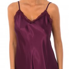 V-neck strapless camisole with lace finish 2119 woman
