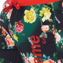 Roses Print Boxer Swimsuit