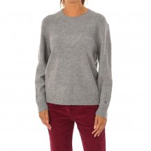 DOUCLE CW wool sweater long sleeve and round neck GA4FO1 woman