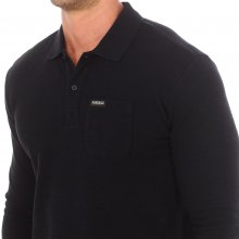 E-MAEN long-sleeved polo shirt with lapel collar NP0A4G9Q men