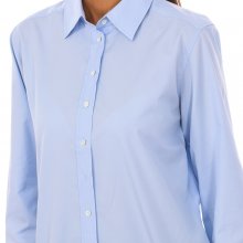 Camisa de manga larga Slim Fit 90113M mujer