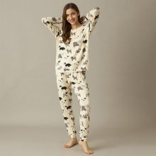 Pijama de Manga Larga y cuello redondo JJBCP1200 mujer
