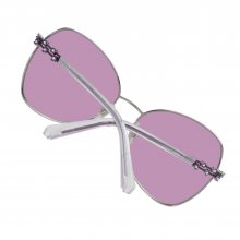 Metal sunglasses with oval shape SK0290 women