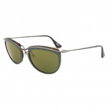 Men's oval-shaped metal sunglasses PO3082S