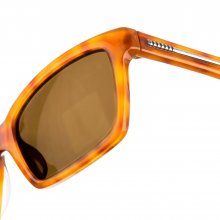 Rectangular shaped acetate sunglasses LM52406 men