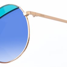 Oval shaped metal sunglasses LJ108S women