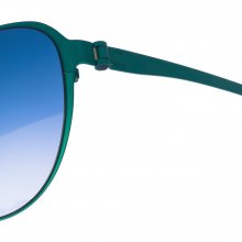 Men's oval-shaped metal sunglasses M1040