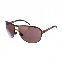 Men's oval-shaped metal sunglasses M1048