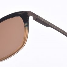 Square-shaped acetate and metal sunglasses Z432 women