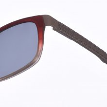 Square-shaped acetate and metal sunglasses Z406 men