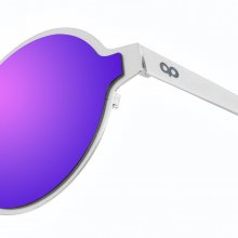 Unisex MARGARETTE Round Shape Metal Sunglasses