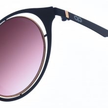 JAPO women's round shape metal sunglasses