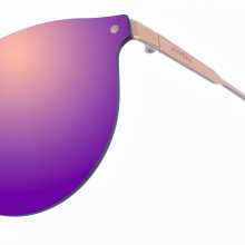 Daniela women's oval-shaped metal sunglasses