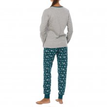 Pijama de invierno manga larga HELLO COLD KL45191 mujer