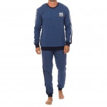 A0CHG-0UX men's long-sleeved tundose fabric pajamas
