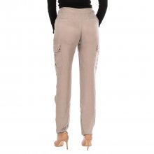 Long flared trousers APAN14-A312 woman