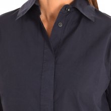 Women's long sleeve lapel collar shirt 5F7W5Q9U4