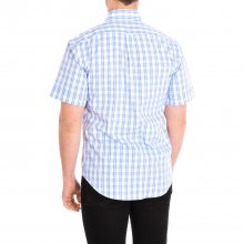 MODENA3 men's short sleeve lapel collar button closure shirt