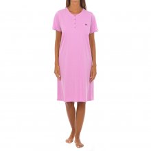 Women's short-sleeved round neck nightgown KL45210