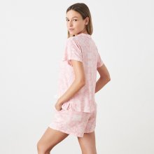 Women's Short Sleeve Pajamas with button closure JJBDH0300