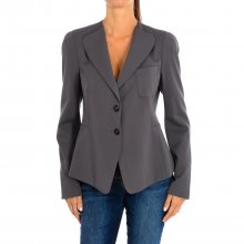 Women's buttoned blazer with lapel collar S2G07TS2001