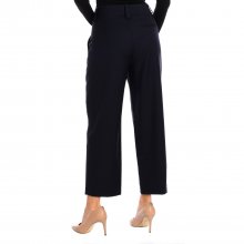 Long pants with zipper and snap button closure 1NP40T12001 woman