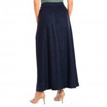 Long skirt with pleats and lined 1NN21T1M009 woman