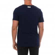 Pupino World short-sleeved round neck T-shirt BKK2MTS02 men's