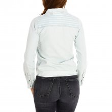 Women's long-sleeved denim shirt 8381