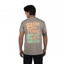 Camiseta manga corta con cuello redondo Born To Be SPRBCA-2202 hombre