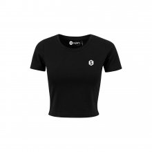 Basic short sleeve T-shirt with round neck BY042 woman