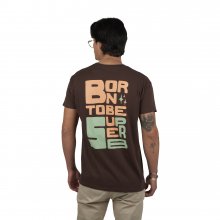 Camiseta manga corta con cuello redondo Born To Be SPRBCA-2202 hombre