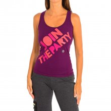 Women's round neck sleeveless T-shirt Z1T00360
