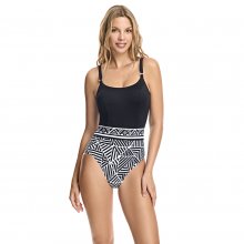 Swimsuit with straight neckline W231581 woman