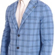 Long-sleeved blazer with regular fit PMJA06-JQ028 man