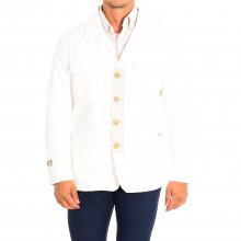 Men's long-sleeved jacket with regular fit lapel collar TMJ001-TW408
