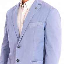 Men's regular fit long-sleeved blazer HMJA07-TW133