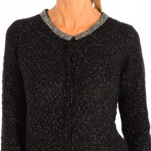 Women's long-sleeved knitted sweater FSTRASSY00000ML172