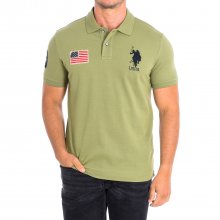 JARECBFD Short Sleeve Polo with contrasting lapel collar 61431 man