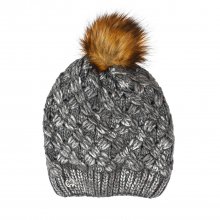 Knitted hat with fleece lining 100200