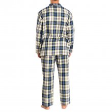 Pijama manga larga cuello de solapa KL30179 hombre