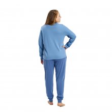 Pijama manga larga y cuello redondo MUDP0301 mujer