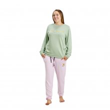 Pijama manga larga y cuello redondo MUDP0300 mujer