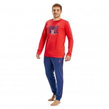 Pijama manga larga y cuello redondo MUDP0150 hombre