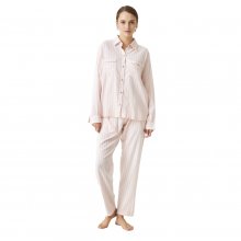 Pijama de Camisa Manga Larga textura suave JJBDP1500 mujer
