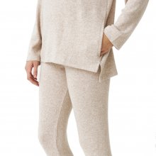 Pijama manga larga textura suave aterciopelada JJBDP2000 mujer