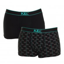 Pack-2 Breathable fabric boxers with anatomical front KL2004 men