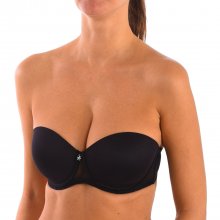 Strapless bra with underwire and padded cups ESMERALDA woman